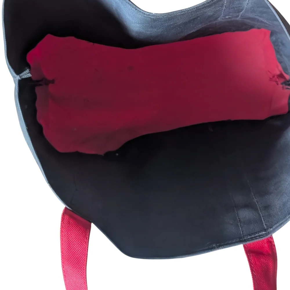 Corvette Canvas Red & Black Tote - Picture 6 of 6